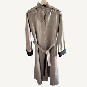 Elegant Beige Women's Trench Coat